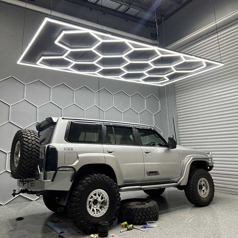 14-Hexagon Grid System with Border (16′ x 8′)
