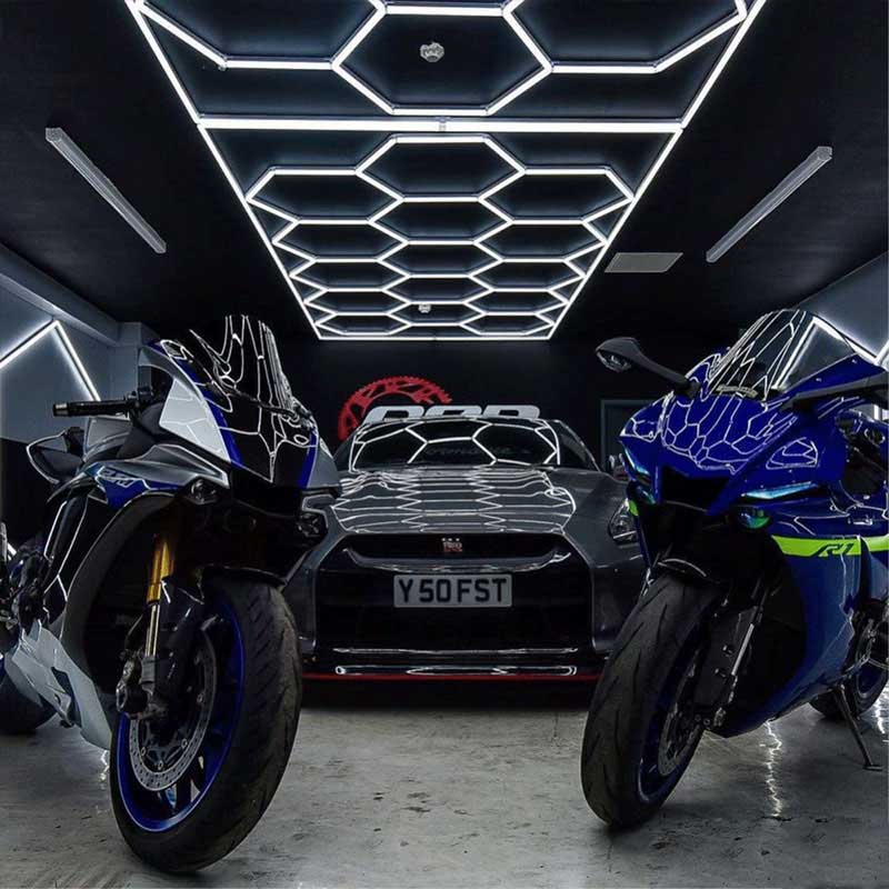 15-Hexagon Grid System with Border (16′ x 8′)